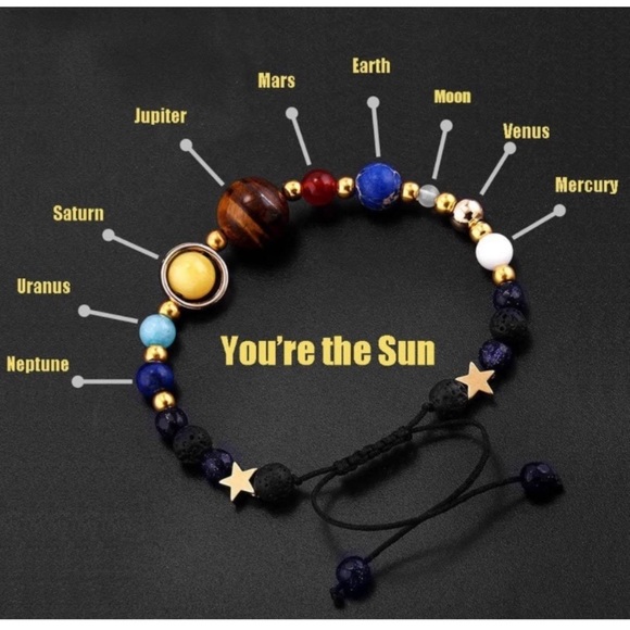 solar system adjustable bracelet! never worn! - Picture 5 of 5